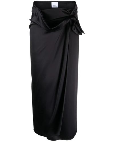 Erika Cavallini Semi Couture Maxi Skirts - Black