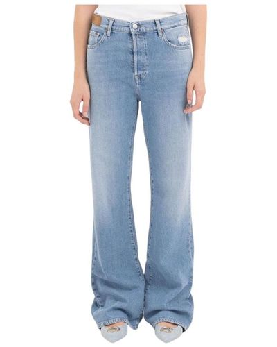 Replay Jeans > wide jeans - Bleu