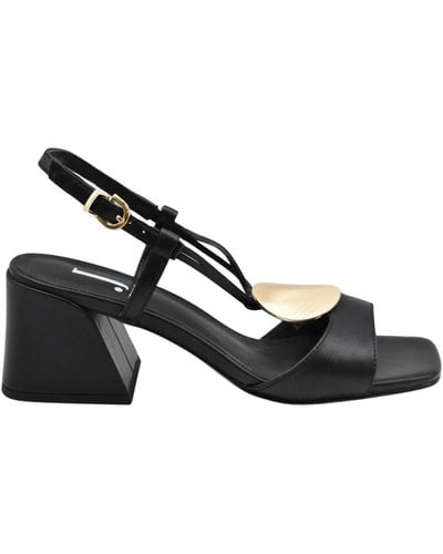 Jeannot Shoes > sandals > high heel sandals - Noir