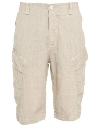 Transit Weiße shorts für männer - Natur