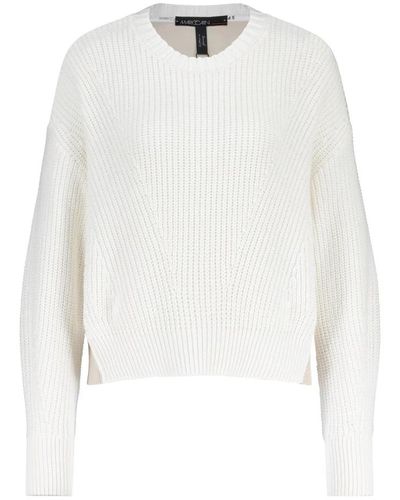 Marc Cain Round-neck knitwear - Blanco