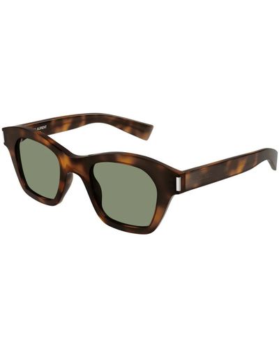 Saint Laurent Saint Laurent Sl 592 Sunglasses - Brown