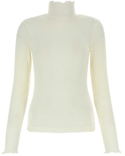 A.P.C. Knitwear > turtlenecks - Blanc