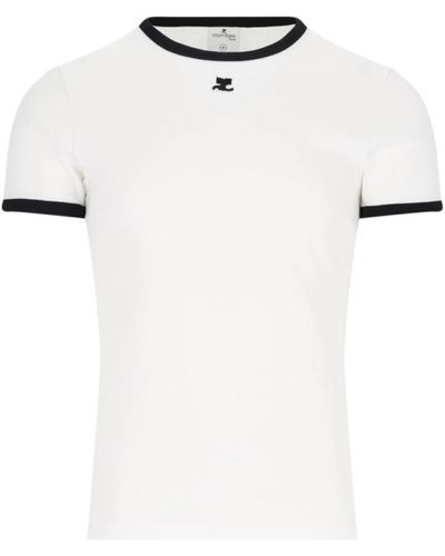 Courreges Weiße t-shirt kollektion