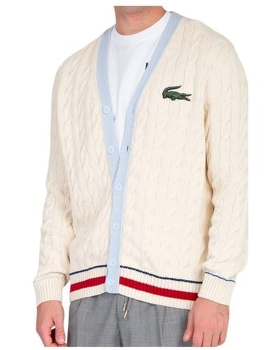 Lacoste Knitwear > cardigans - Blanc