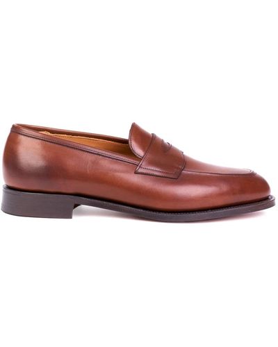 Edward Green Shoes > flats > loafers - Rouge