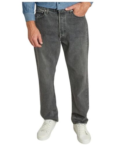 Orslow Jeans > straight jeans - Gris