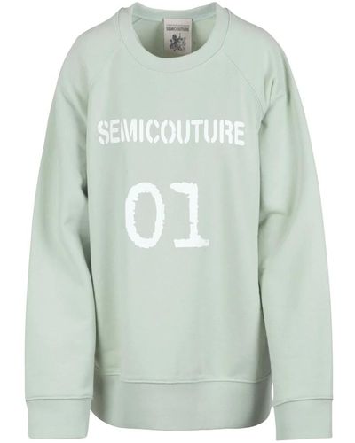 Semicouture Y4sp10 sweatshirt - Grün
