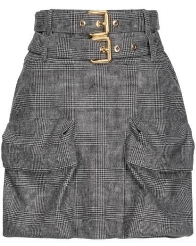 Pinko Short Skirts - Gray