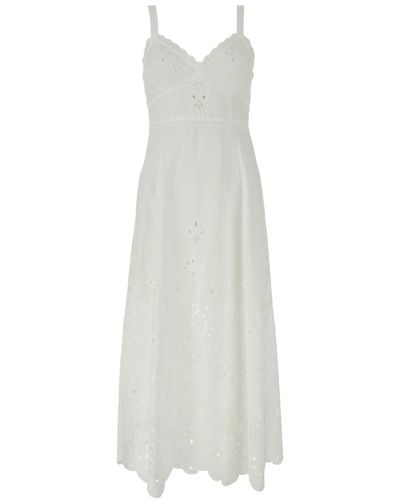 Dolce & Gabbana Elegante kleiderkollektion - Weiß