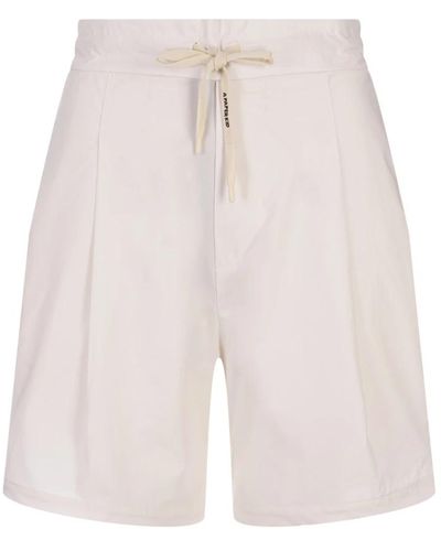 A PAPER KID Pantalones cortos de algodón blanco ligero