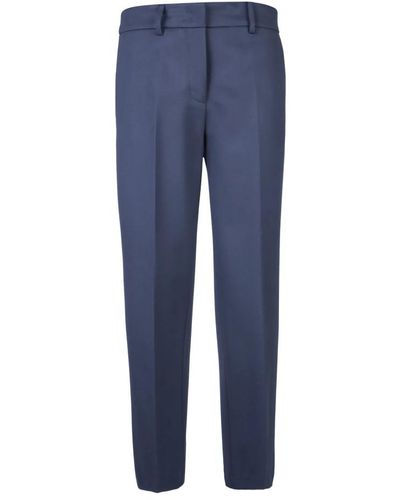 Blanca Vita Trousers > slim-fit trousers - Bleu