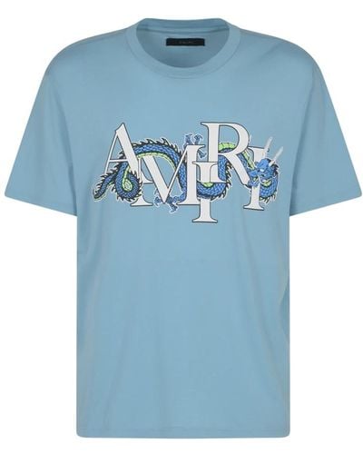 Amiri Drachen t-shirt - Blau