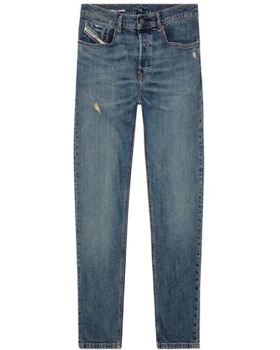 DIESEL Moderne tapered jeans - d-fining - Blau