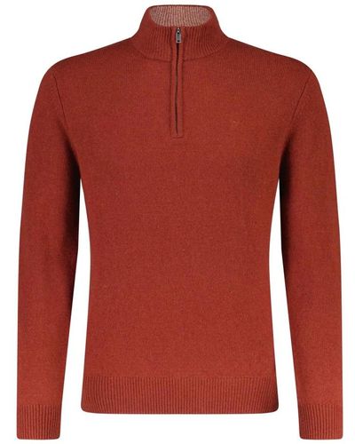 Hackett Knitwear > turtlenecks - Rouge
