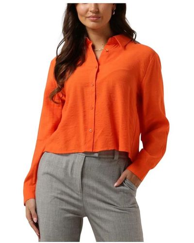 Modström Farbene bluse stilvoll und elegant - Orange