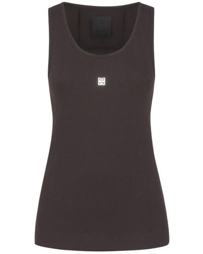 Givenchy Sleeveless Tops - Brown