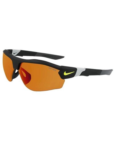 Nike Matte schwarze sonnenbrille show x3 e dj2032 013 - Mehrfarbig
