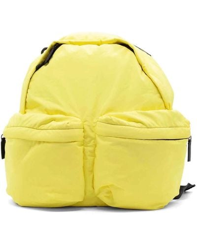 Vic Matié Eos gelber rucksack mit maxitaschen