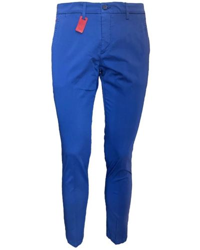 0-105 Falko rosso pantalone ghiaccio da con tasche america - Blu