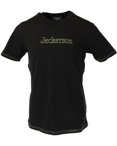 Jeckerson Bedrucktes t-shirt - Schwarz