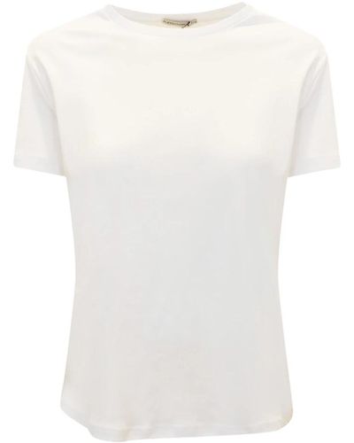 ALESSANDRO ASTE Camiseta blanca de algodón toscani ss 24 - Blanco