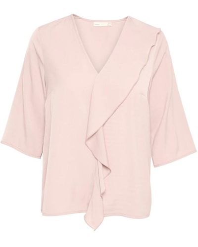 Inwear Blusa elegante con dettaglio a volant - Rosa