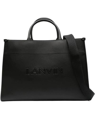 Lanvin Tote bag cinghia - Nero