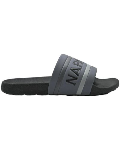 Napapijri Schwarz grau sneakers s3stream01