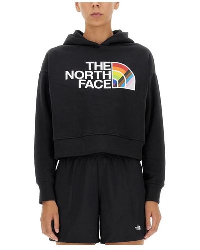 The North Face Sweatshirt mit Logo -Druck - Schwarz