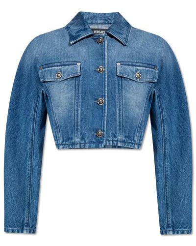 Versace Jackets > denim jackets - Bleu