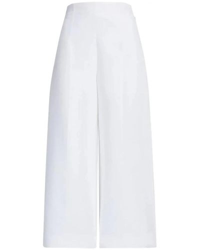 Marni Cropped Trousers - White