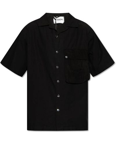 Iceberg Shirts > short sleeve shirts - Noir