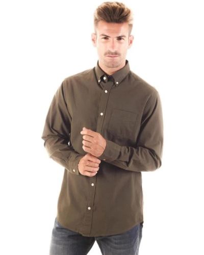 GANT Camicia in cotone da uomo - Marrone