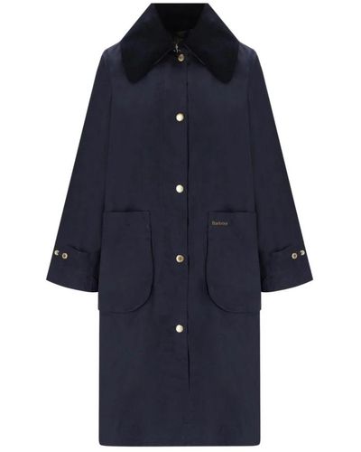 Barbour Coats > single-breasted coats - Bleu