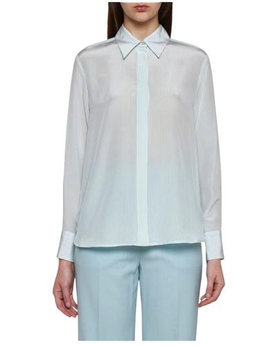 Max Mara Studio Elegant white shirt - Blau
