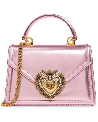 Dolce & Gabbana Devotion kleine umhängetasche - Pink