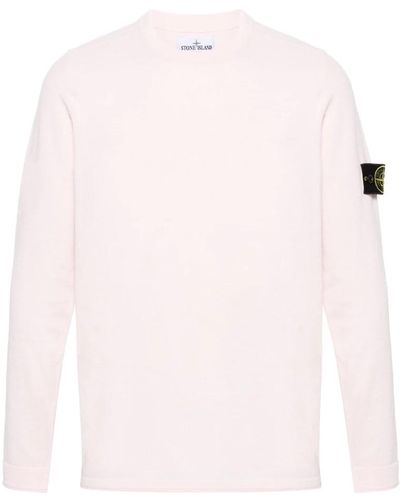 Stone Island Round-neck knitwear - Pink