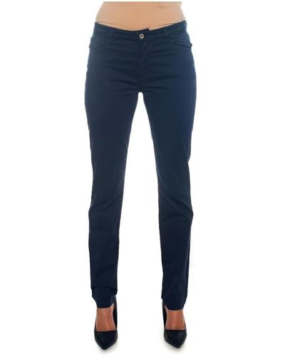 U.S. POLO ASSN. Stretch 5-pocket jeans straight leg - Blau
