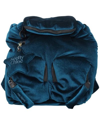 See By Chloé Backpacks - Blue