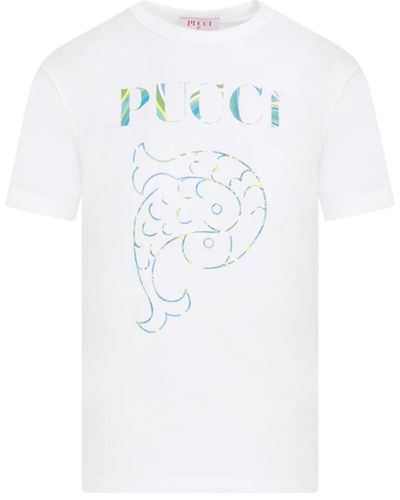 Emilio Pucci T-Shirts - White