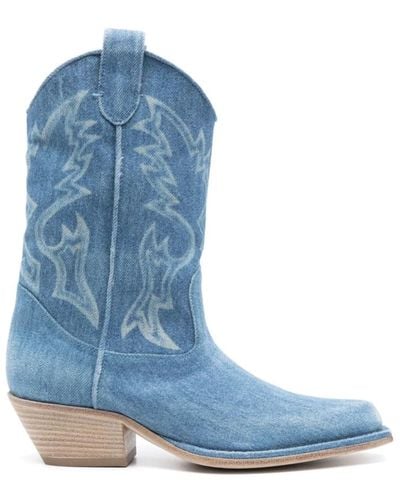 Vic Matié Shoes > boots > cowboy boots - Bleu
