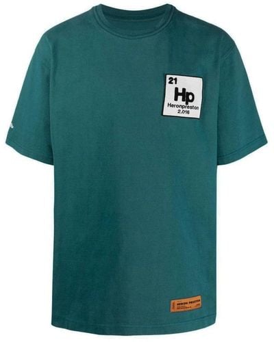 Heron Preston T-Shirts - Green