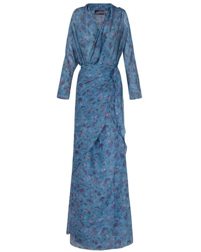 Cortana Dresses > day dresses > wrap dresses - Bleu