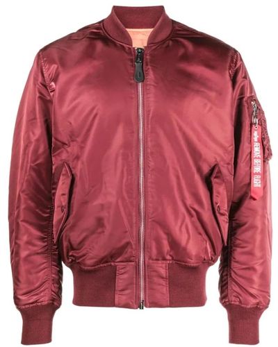 Alpha Industries Giacca classica ma-1 in burgundy - Rosso