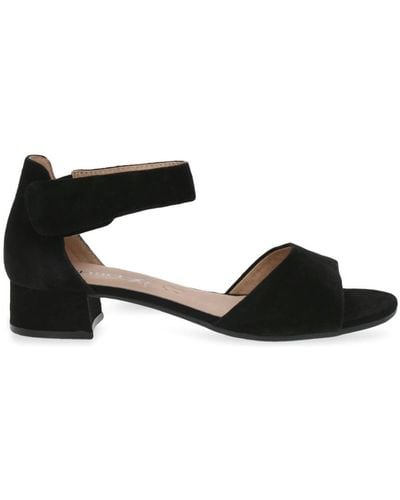 Caprice High Heel Sandals - Black