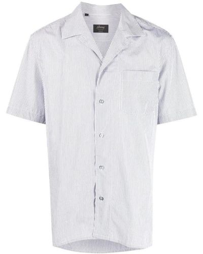 Brioni Short Sleeve Shirts - White