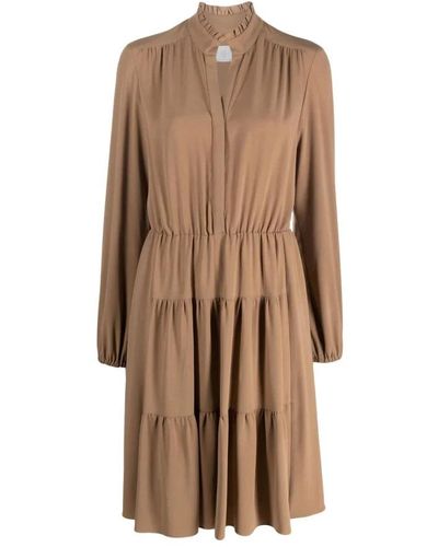 Eleventy Midi Dresses - Brown