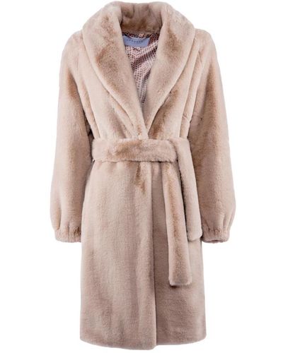 EA7 Faux fur & shearling jackets - Marron