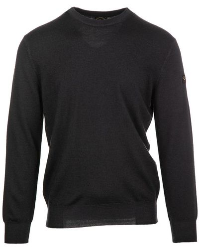 Patrizia Pepe Round-Neck Knitwear - Black